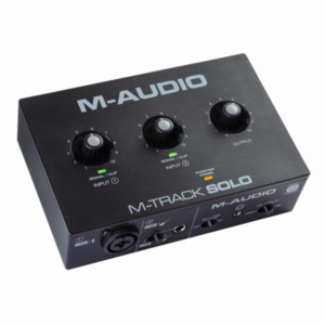 Interface De Áudio M-Audio M-Track Solo 2 entradas