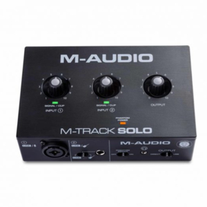 Interface De Áudio M-Audio M-Track Solo 2 entradas