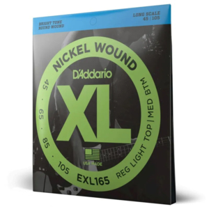 Encordoamento Daddario Baixo EXL165 045 XL Nickel Round Wound 4c