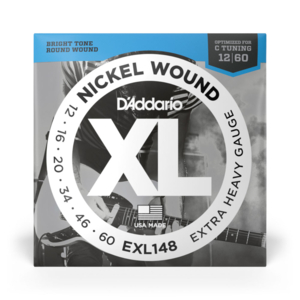 Encordoamento Daddario Guitarra EXL148 Nickel Round 12-60