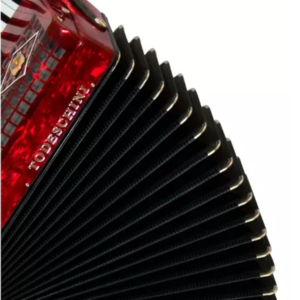 Acordeon Todeschini YW870 Vermelho 80 Baixos 37 Teclas