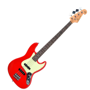 Contrabaixo SX Sjb 62+ 4C Jazz Bass Fiesta Red Com Bag