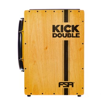 Cajon FSA KickBox Double FKB02 Natural C/Captação Dupla