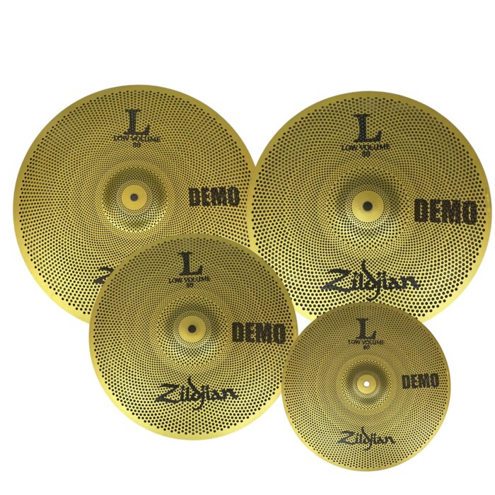 Kit de Pratos Zildjian Low Volume - LV468- 14HH+16C+18CR