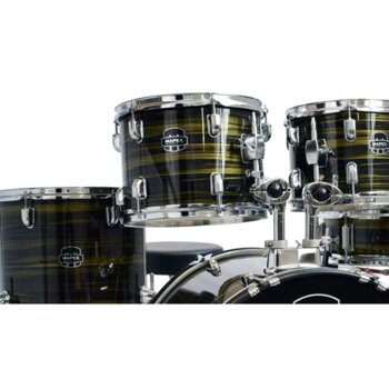 Bateria Mapex Comet CM5294FT-FJ Ebony Yellow Grain Com Banco