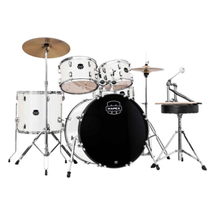 Bateria Mapex Comet CM5294FT-FH White TG Com Banco