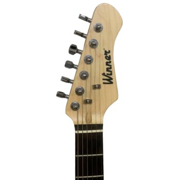 Guitarra Winner WGS Strato Creme 3 Capta Single Com Alavanca