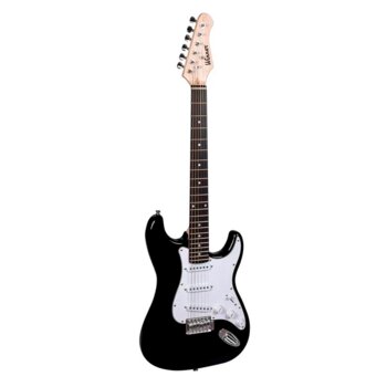 Guitarra Winner WGS Preto Strato SSS Com Alavanca