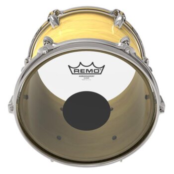 Pele Tom Remo Controlled Sound 12 CS-0312 10 Clear Bola Preta