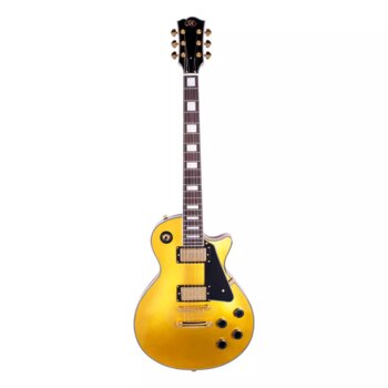 Guitarra SX EH3 GD Les Paul Gold Top Mogno