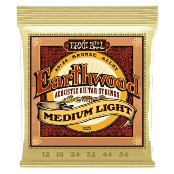 Encordoamento Ernie Ball Violão Earthwood 012 PO2003 Aço 80 20