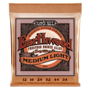 Encordoamento Ernie Ball P02146 Violão Earthwood 012-054 Phosphor Bronze