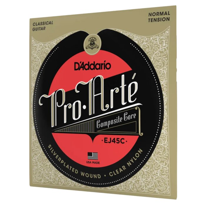 Encordoamento Daddario Violão EJ45C Composto Tensão Média