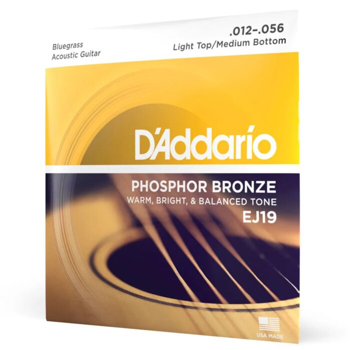 Encordoamento Daddario Violão EJ19 Phosphor Bronze .012-056