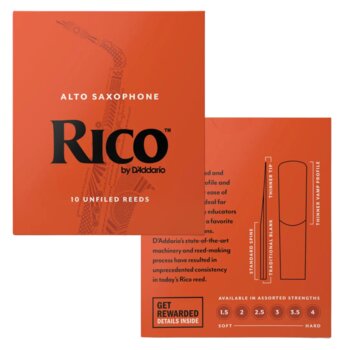 Palheta Rico Daddario Sax Alto RJA1020 N°2.0 *Unitário*