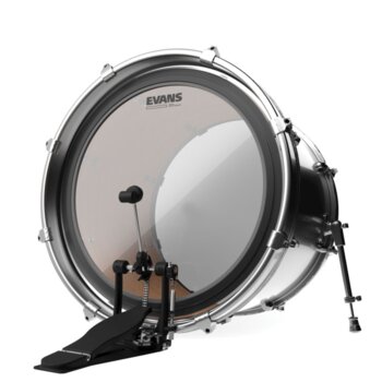 Pele Bumbo Evans BD20EMADHW 20 Hidraulica Transparente