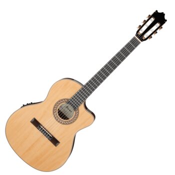 Violão Ibanez GA34STCE NT Elétrico Flat Nylon Tampo Sólido