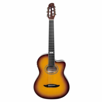 Violão Giannini GNF-3 CEQ TS EL-AC Flat Nylon Cutway