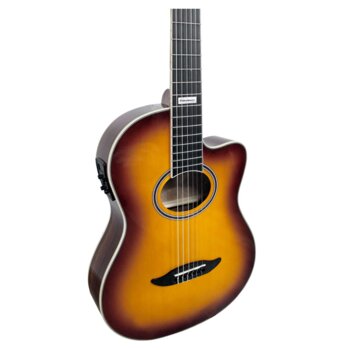 Violão Giannini GNF-3 CEQ TS EL-AC Flat Nylon Cutway