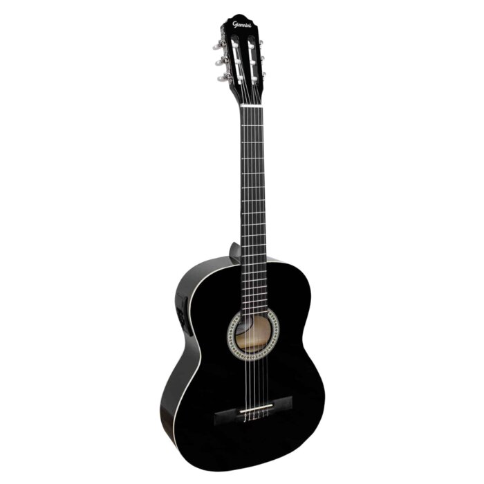Violão Giannini N-14 BK EQ Nylon EL-AC