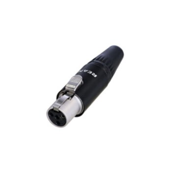 Conector Neutrik Rean RT4FC-B Tini TQG Mini XLR 4 Pinos