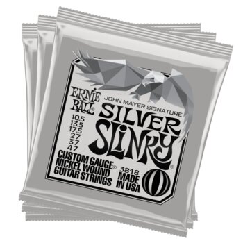 Encordoamento Ernie Ball Guitarra P03818 .0105-.047 John Mayer Kit com 3