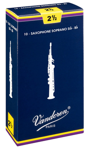 Palheta Vandoren Tradicional Sax Soprano SR-2025 Nº 2,5