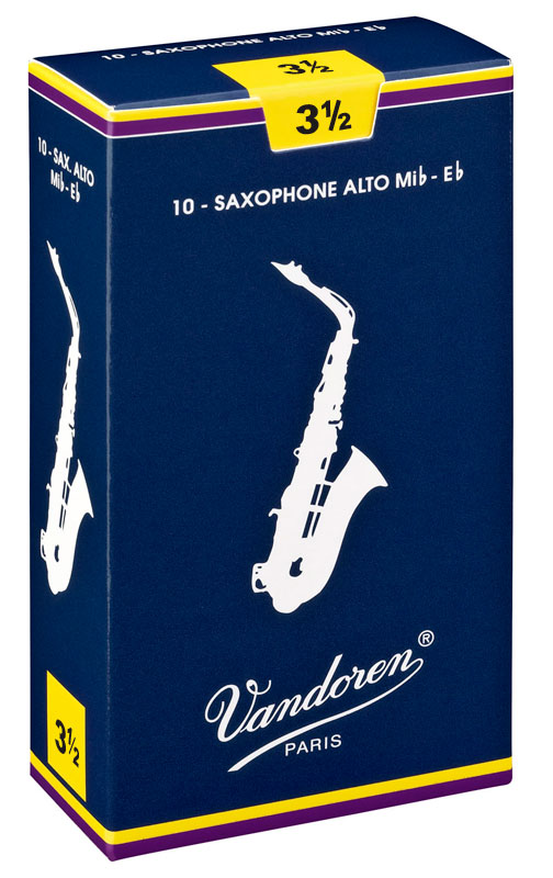 Palheta Vandoren Tradicional Sax Alto Nº 3,5 SR2135